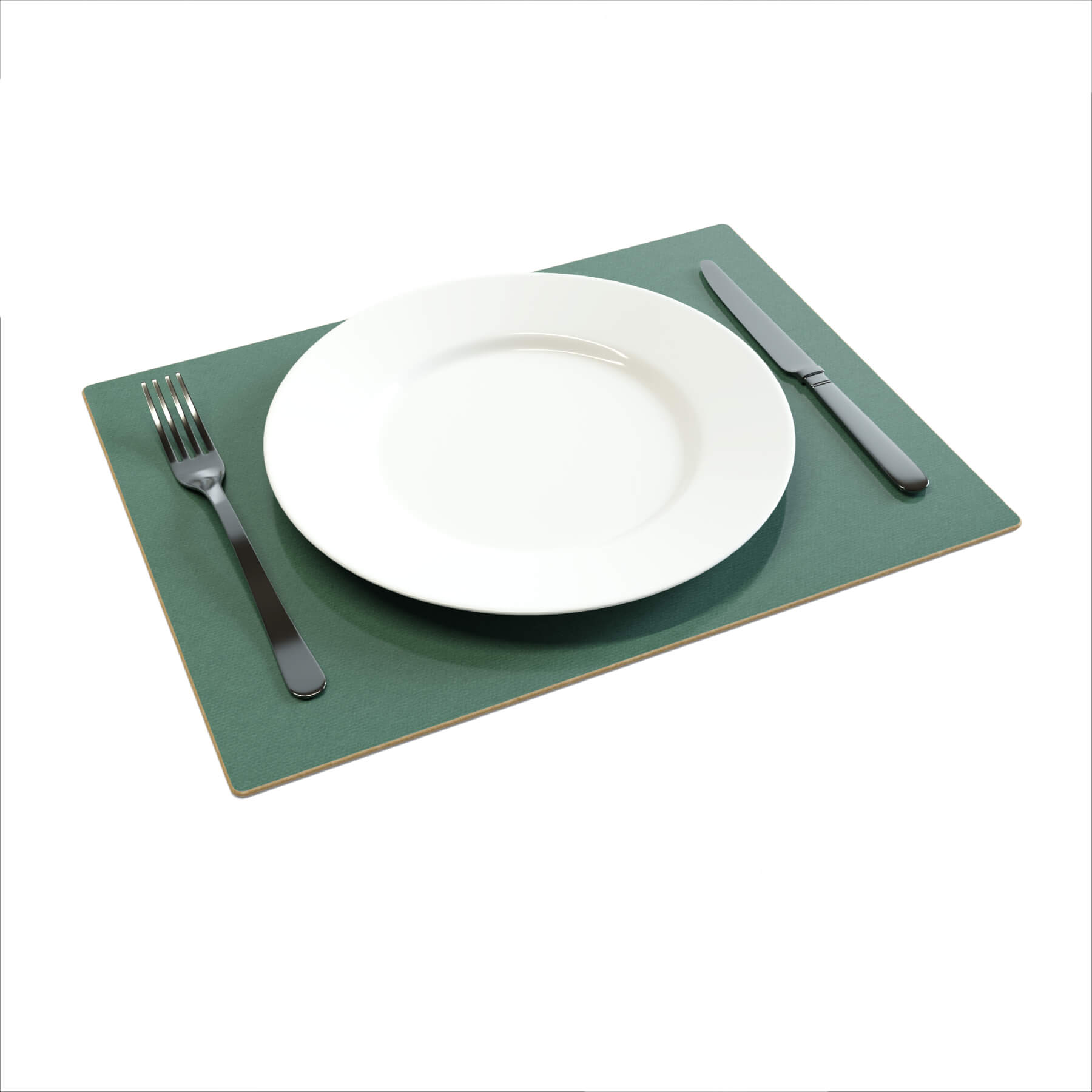 Placemat set of 2, 40 x 30 cm ‘Jade Two’